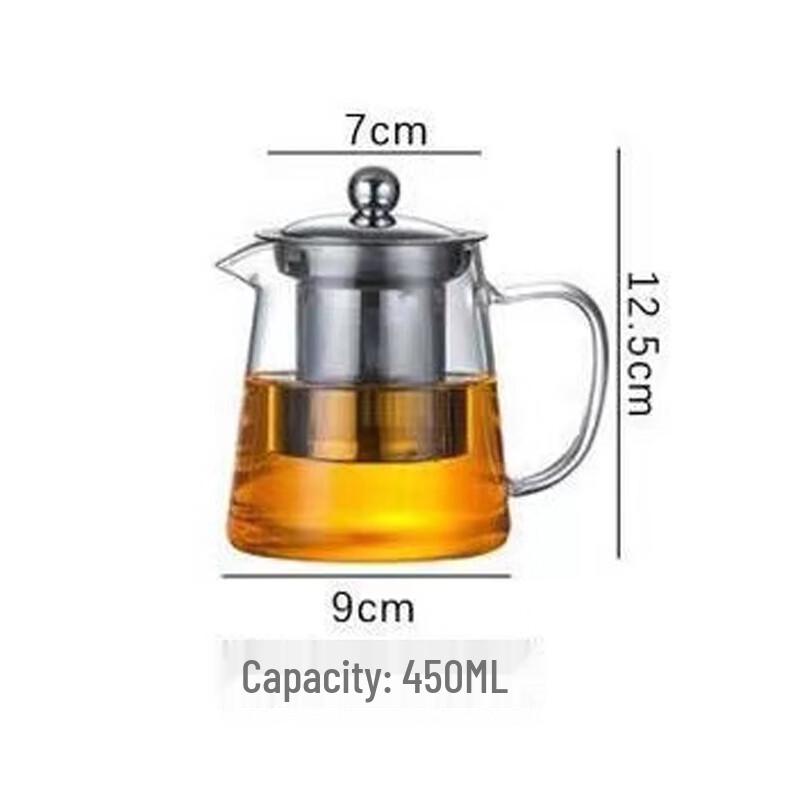 Changbaosen Glass Teapot with Stainless Steel Filter