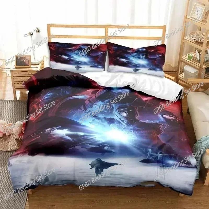 Luxury New 3D Print Game Destiny 3D Duvet Cover Bedding Set Comforter Linen Pillowcases Home Decor Single Double Twin King Queen