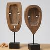Artistic Resin Face Sculpture Modern Creative Decor Long-Lasting
