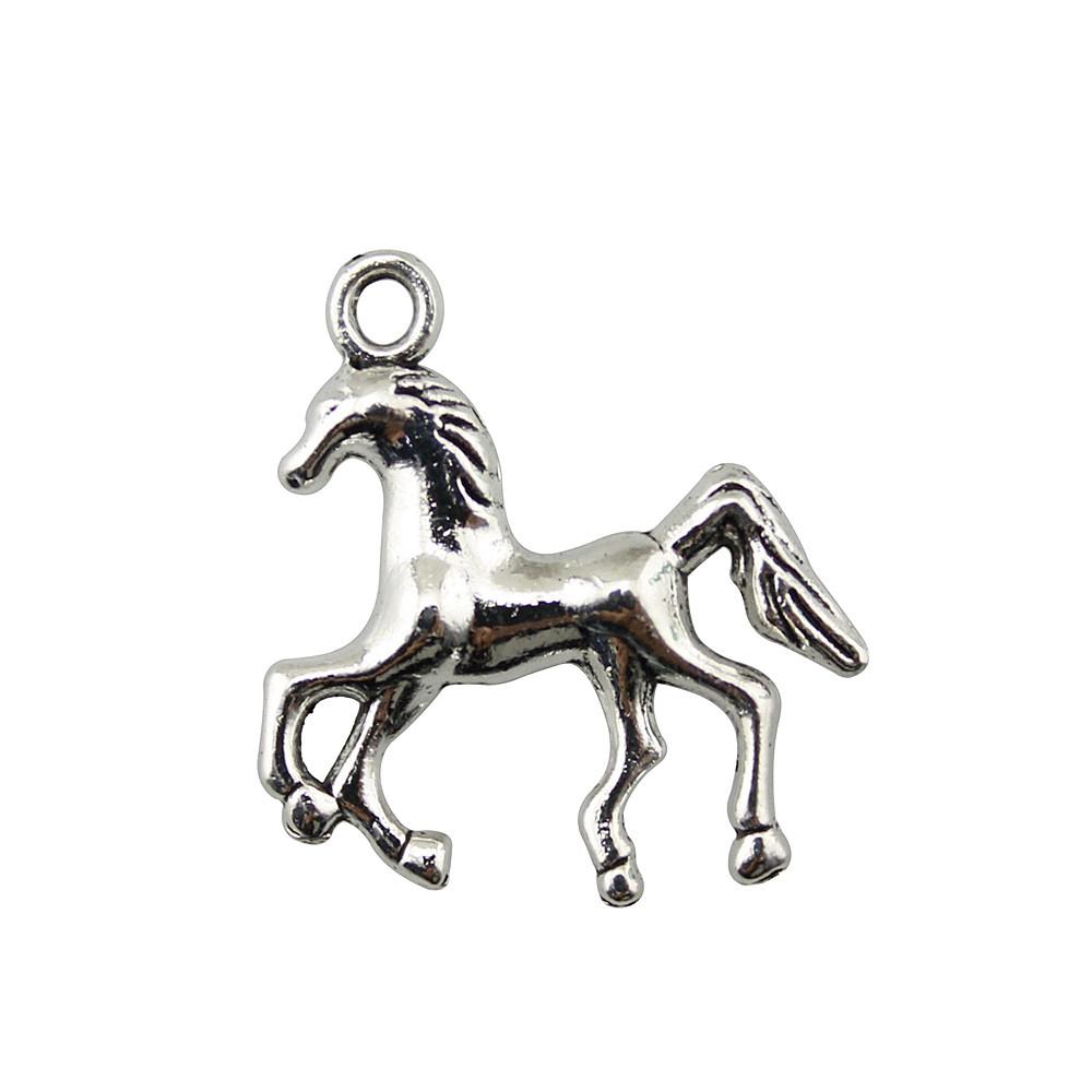 Antique Horse Pendants Metal Animal Charms For DIY Jewelry Handmade Craft Supplies