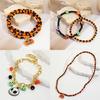 Hot Selling Halloween Pumpkin Skull Pendant Bracelet Set For Women
