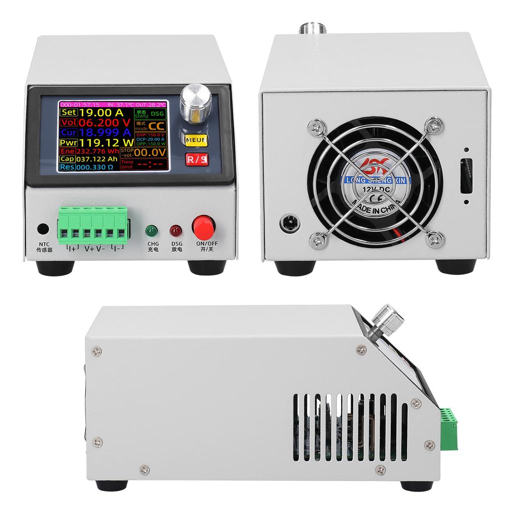 Multifunction Electronic Load Support Constant Current/Power/Resistance Mode with Data Calibration Multiple Parameter Setting