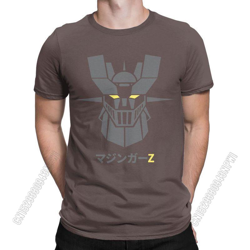 Camiseta Unisex Mazinger Z Robot Oscuro Vintage Algodón Puro Camisetas Elegantes Chic Camisetas Cuello Redondo Ropa