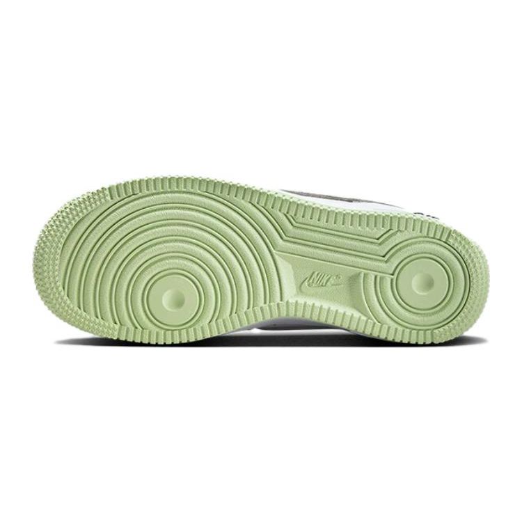 Nike Air Force 1 GS Honeydew Kids Sneakers White Black CT3839-108
