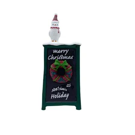 1pc Scene Decoration Christmas Series Bookshelf Decorationt Collectible Home Decoration Garden Resin Craft Toy Bonsai Ornaments