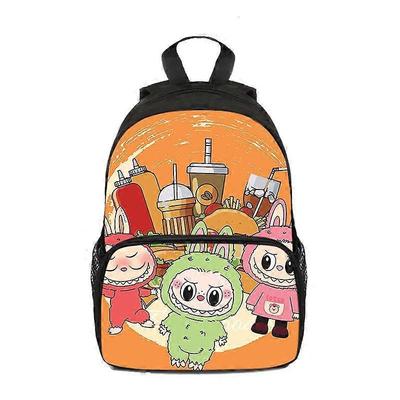 Labubu Backpack Student Cute Cartoon Schoolbag Girl Pink Kindergarten Backpack