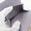 CELINE Triomphe Tri-fold wallet Small flap wallet Compact wallet purple leather Women Used
