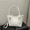 pring new textured fashion shoulder bag large capacity simple casual handbag