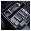 Coleya Custom Storage Box, Center Console Box, Accessories Tray, Armrest, USB Function, Rubber Mat,