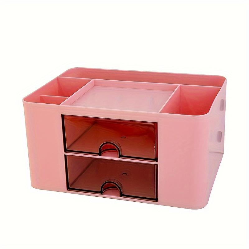 1pc Two-Tone Creative Multi-purpose Stationery Storage Box, Desk Holder For Office Storage