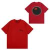 Camiseta de Algodón Streetwear para Hombre y Mujer Corte Holgado Manga Corta Camiseta Gráfica Casual Unisex Cuello Redondo