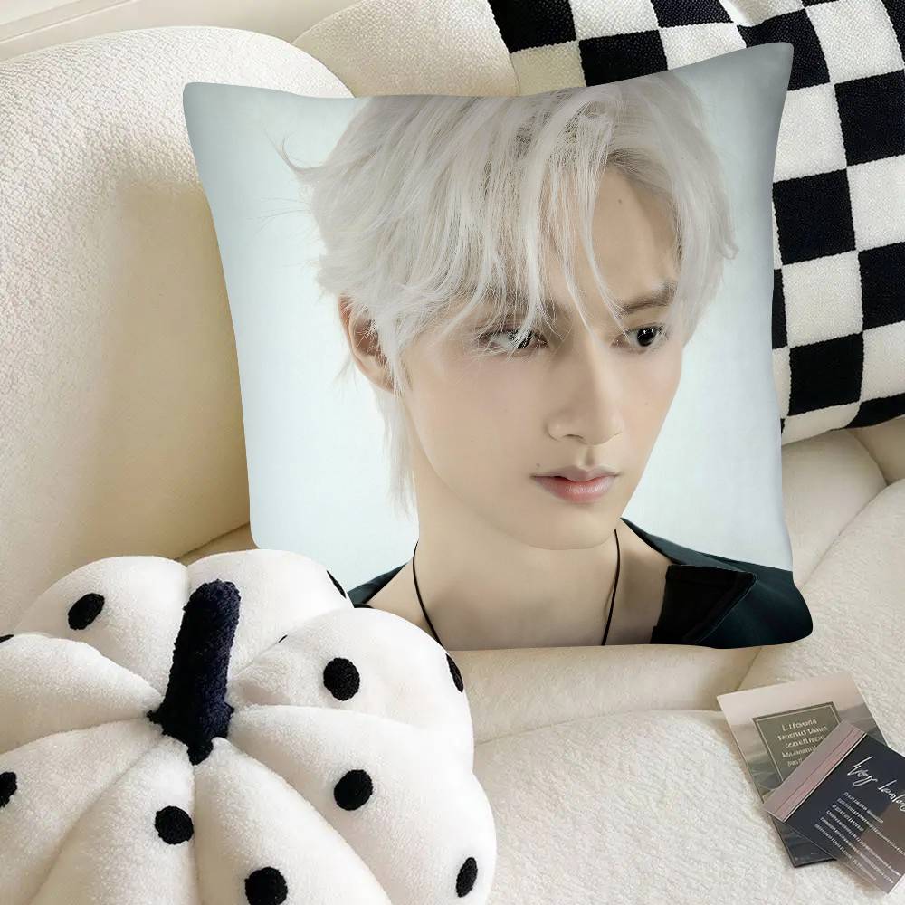 Junhui Wen Kpop Pillow Case Square Pillow Bedroom Sofa Leisure Comfort Cushion Car Home Decoration