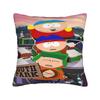 S-south Anime P-park  Pillow Case  Retro Trendy Pillow Cover Comfy Pillowcases For Living Room Chair