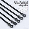 Pack Of 100 Strong Polyamide Fastening Bands With Screw Holes For Reliable Cord Management And Organization
