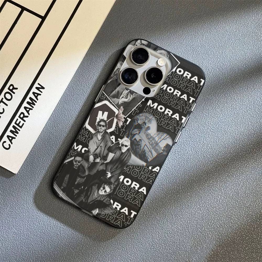 Morat Music Phone Case For IPhone 17 16 15 14 13 12 11 Corrugated Frosted Soft Cover Anti-Slip