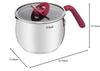 T-fal Single Handed Pot 16cm 2.6L IH Gas Fire, Substances Such As PFOA, "Optispace IHMulti Pot Rouge"Red G74783