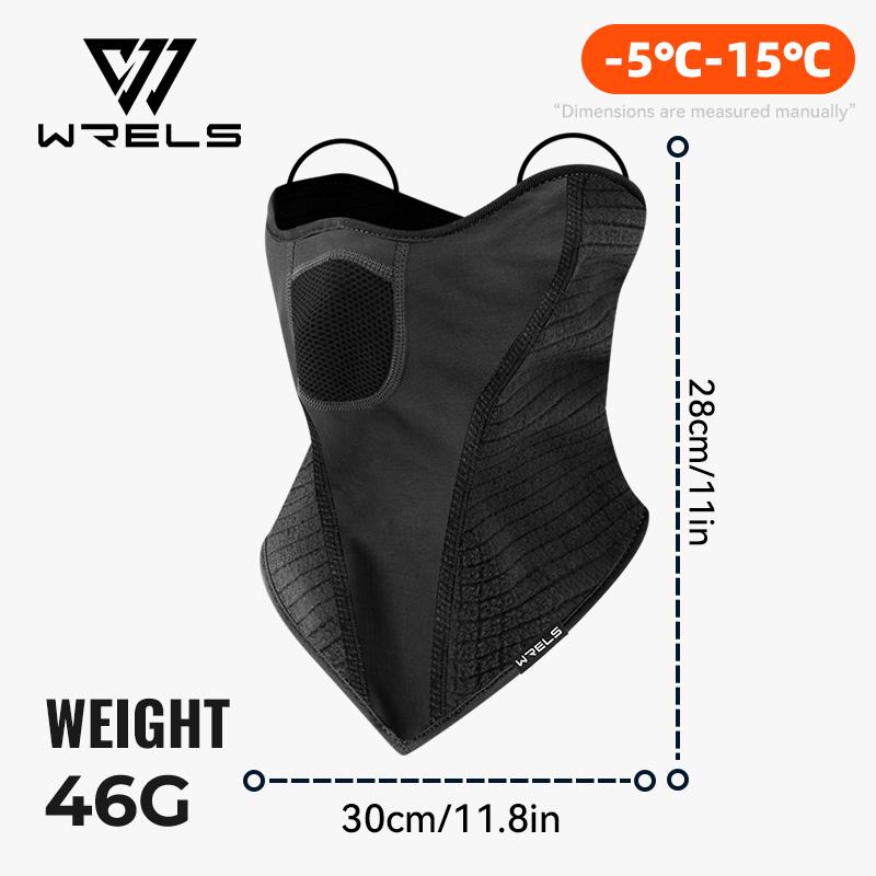 WRELS Sun Protection Gaiter Windproof Face Mask Breathable Elastic Face Mask Outdoor Cycling Motorcycle Neck Anti-UV Face Mask чёрный