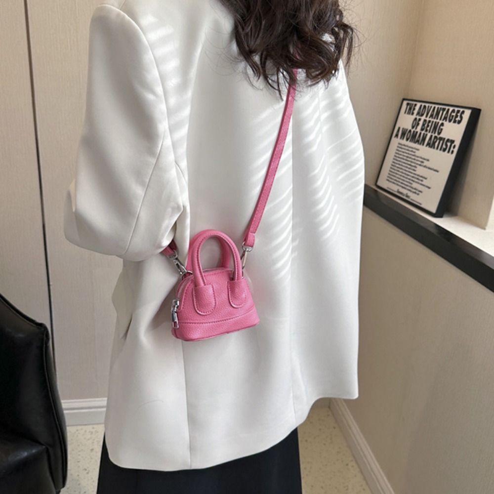 PU Leather Shoulder Bag Handbag Small Sling Bag Fashion Mini Crossbody Bag  Travel