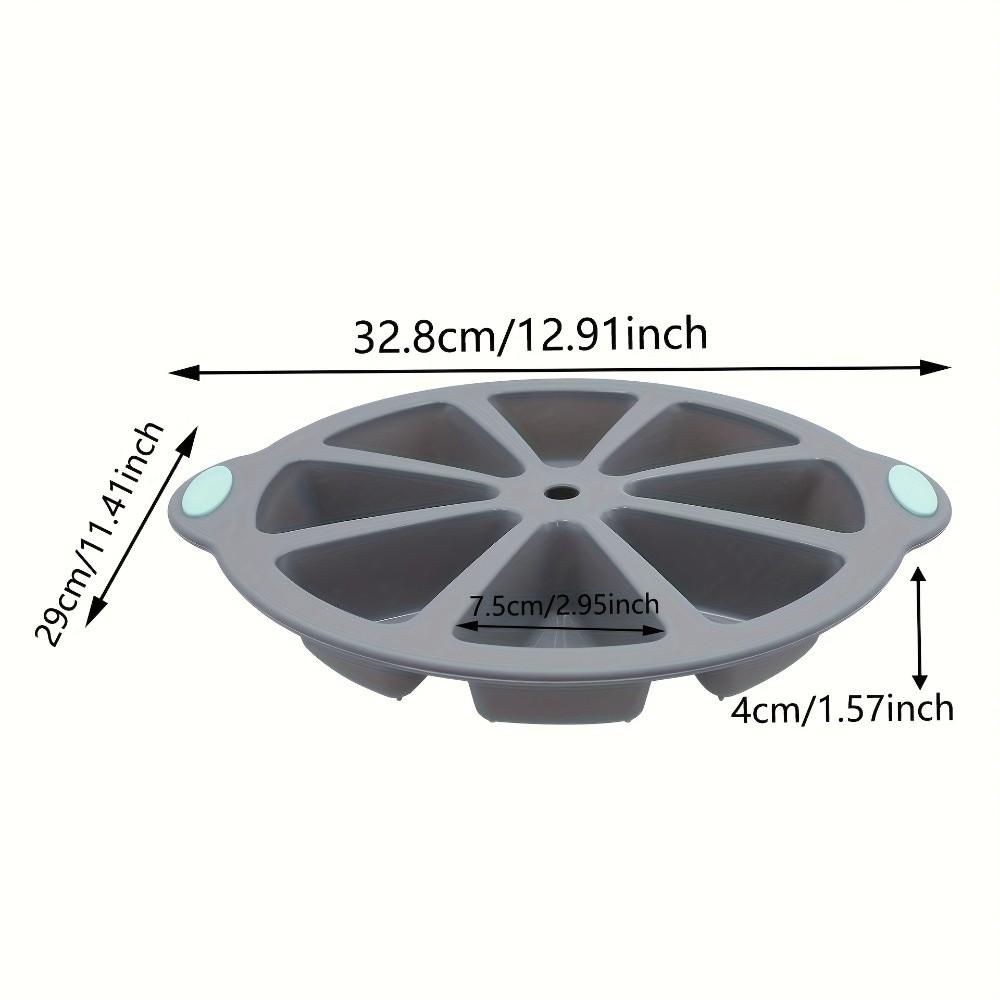 Creative Food Grade Silicone Baking Pan 8 Grids Oven Safe Cake Baking Mold  Home Baking