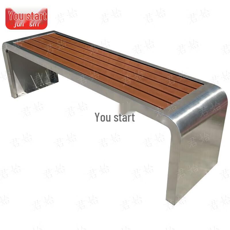 Junshi Outdoor Stainless Steel Park Bench