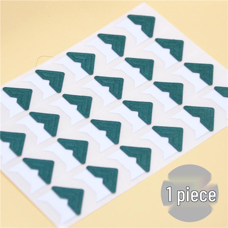 Korean Retro Kraft Paper Photo Corner Stickers, DIY Colorful Album Accessories for Baby Albums