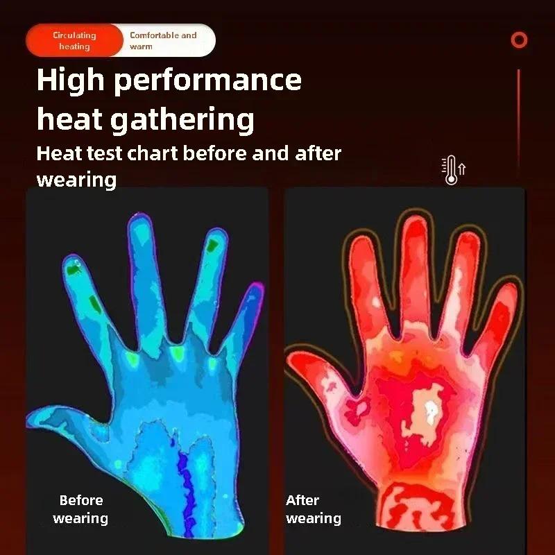 Heated Tatical Glove Motorcycle Gloves Man Bicycle Supplies for You Automobiles and Motorcycles Bike Accessories Men's Cycling