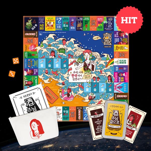 <Collection of drinking games> Dice game Jurumarble Drinking game Couple Truth Balance Question card To the Lord, Korea representative board game