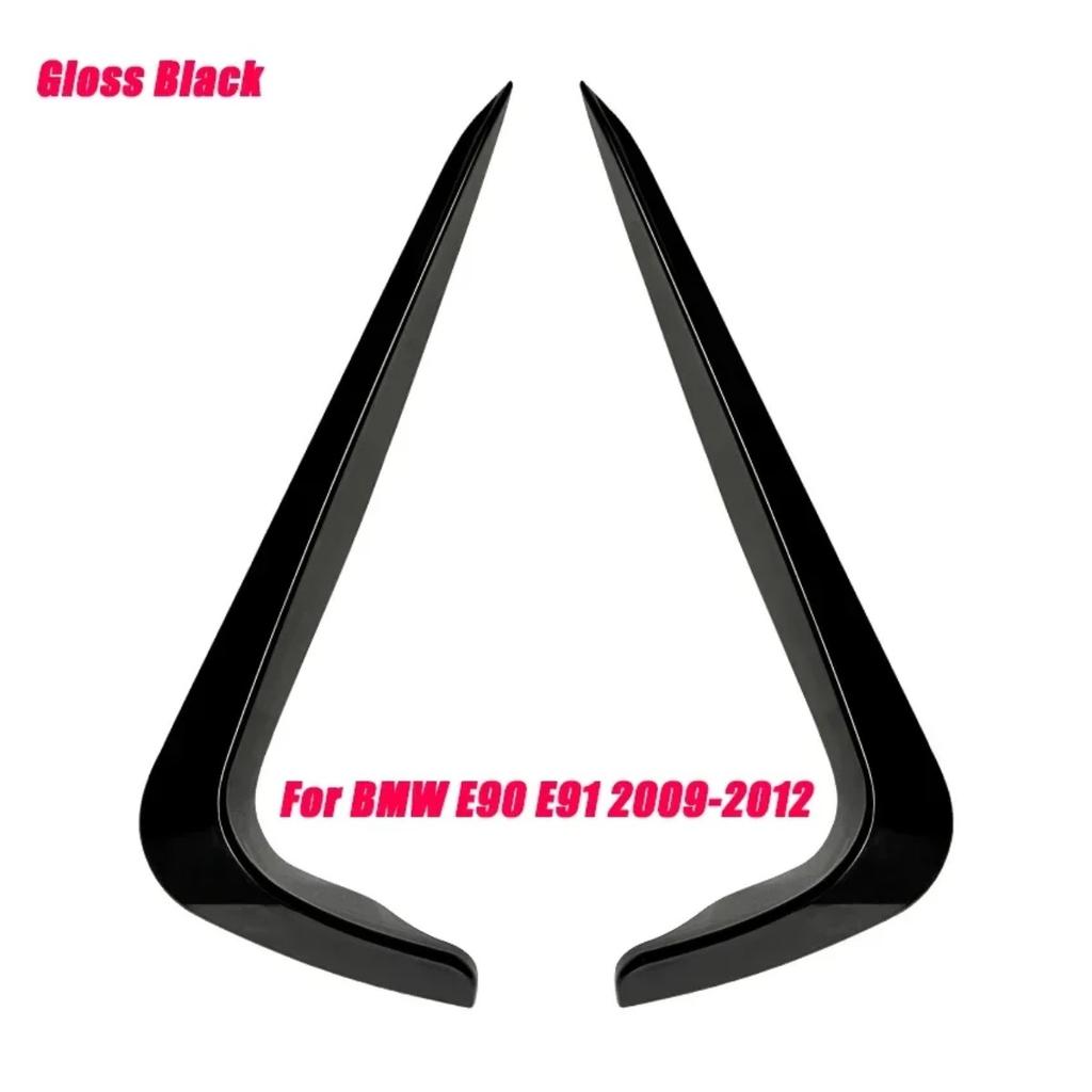For BMW 3 Series E90 E91 316i 318i 320i 330i 335i M Sport 2005-2012 Front Bumper Spoiler Splitter Diffuser Fog Lamp Trim