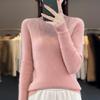2024 Autumn/Winter Rhinestone Inlaid High Neck Fleece Sweater - Slimming and Flattering Design