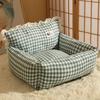 Pet Sofa Cat Nest Four Seasons Universal Warm Kennel Internet Celebrity Princess Style Pet Cushion Dog Cat Supplies