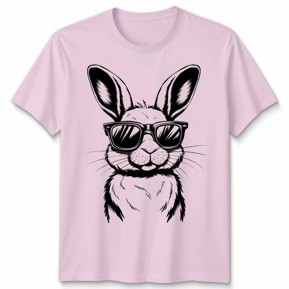 Funny Bunny Face Sunglasses Rabbit Easter Day Unisex Tshirt Gift