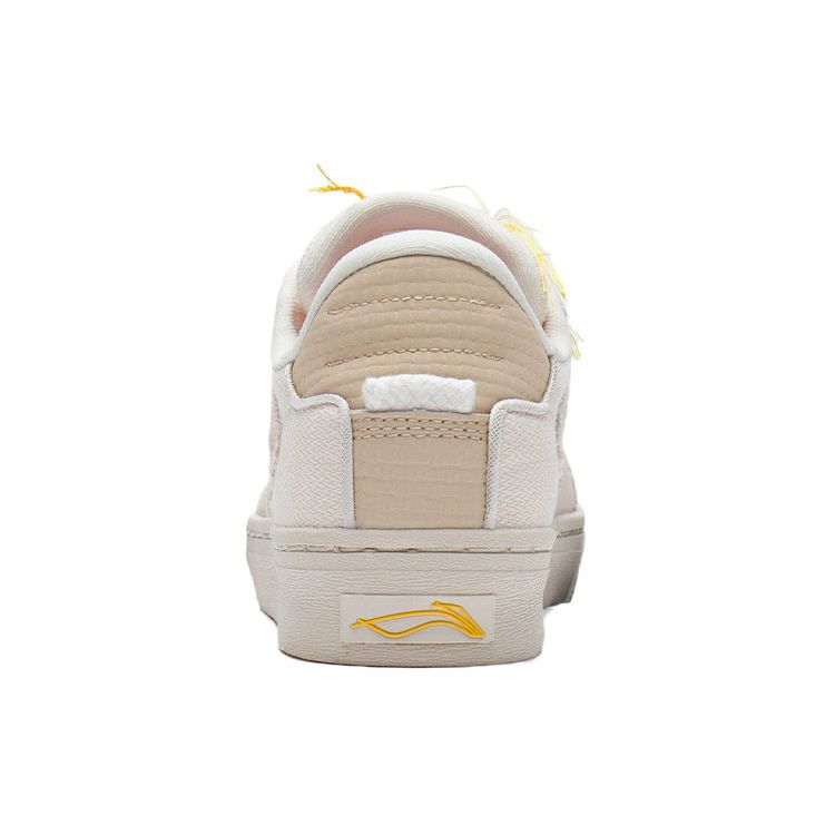 Li Ning Wei Wu 180 Low Slip Resistant Durable Low Top Skate Shoes Women Skate Shoes Swan-White AECS018-3