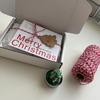 Two-Color Hemp Rope Christmas Gift Wrap: Handmade DIY Cotton & Linen Ribbon for Festive Packaging