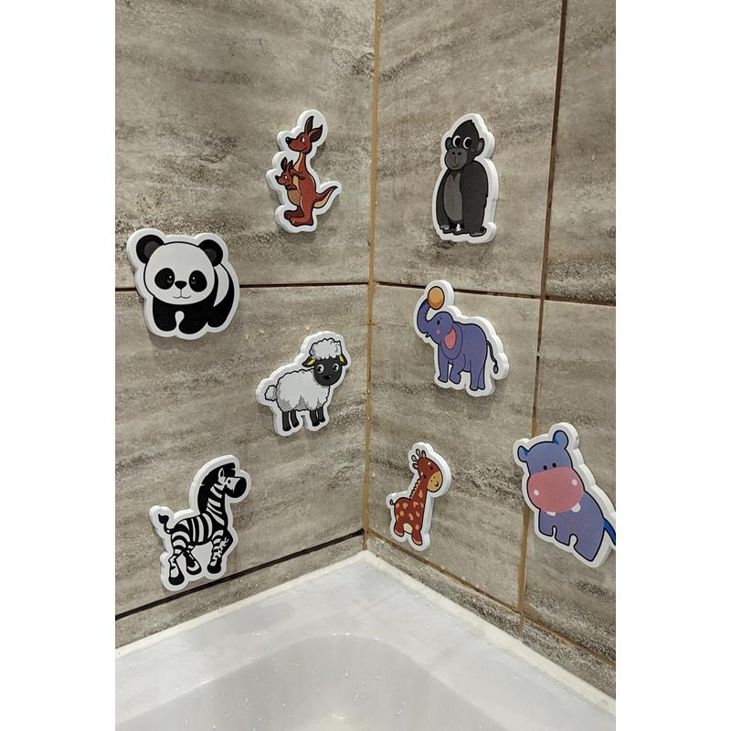 Bade Spielzeug Schaum Tiere Puzzle Wasser Anbringbar Badewannen