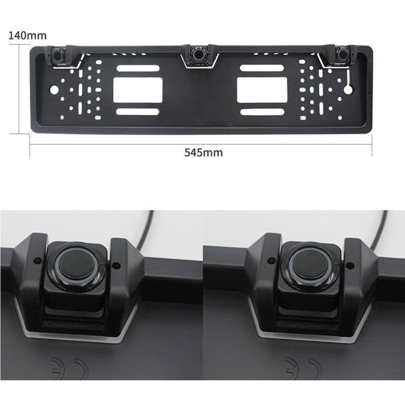 Eu Europa Car License Plate Frame Kit de sensor de estacionamento para carro