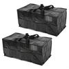 2PCS Packing Bag Carrying Handles Heavy Duty Large Space Waterproof Moving Bag for Space Saving Moving Storage