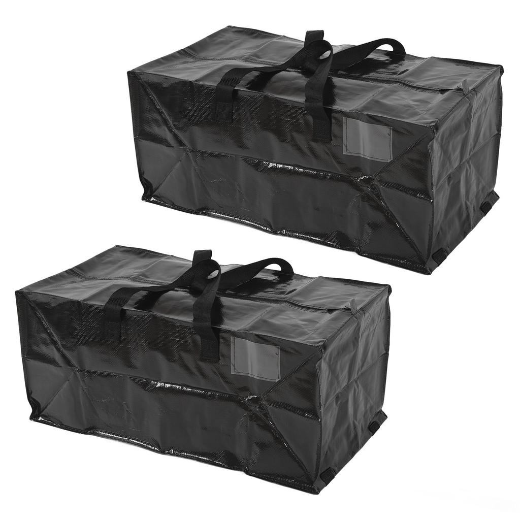 2PCS Packing Bag Carrying Handles Heavy Duty Large Space Waterproof Moving Bag for Space Saving Moving Storage