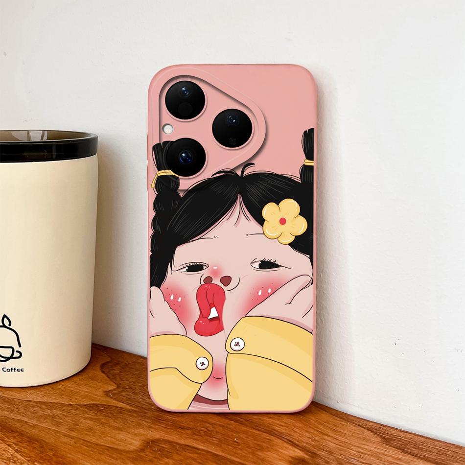 For Huawei Pura 80 Pro Plus Ultra 5G Phone Case Simple Design Cute Shell For Huawei Pura80 Full Protection Shockproof Soft Funda