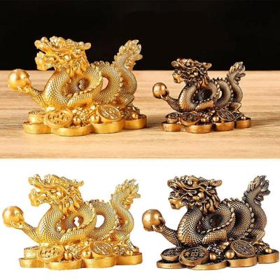 Feng Shui Ejderha Heykeli 2024 Çin Ejderha Figürleri Yeni Yıl Ejderha Heykeli 2024 Ejderha Yılı Heykelcik