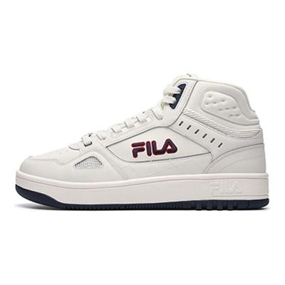 Mid Top Retro Basketball Shoes Men Sneakers White F12M141211FSW
