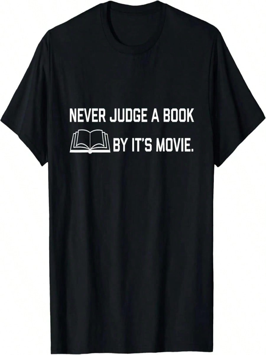Never Judge A Book By Its Movie T-Shirt S разноцветный
