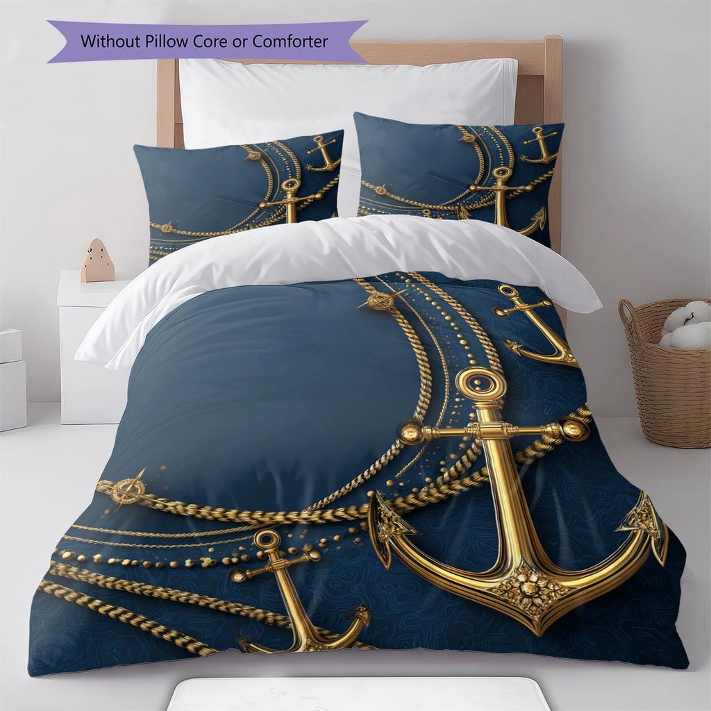 Cartoon Pattern Bedding Quilt Set Quilt Cover Pillowcase Home Decoration Birthday Gift (1 * Duvet Cover + 2 * Pillowcase, Without Core)
