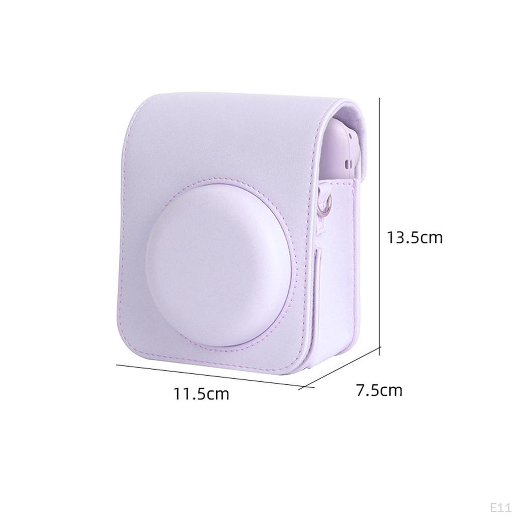 Camera Case Bag PU Leather/ Compact Adjustable Shoulder Strap/ Protective Case/ Carrying for