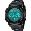 L Lavaredo Men S digitaL Watch 50m Waterproof Date Day aLarm Led diSpLay muLti 