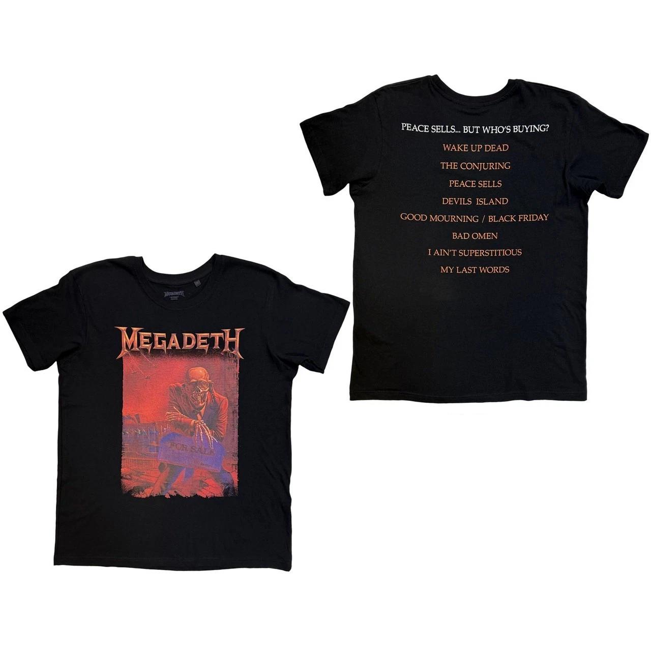 Megadeth Peace Sells Album Cover T-Shirt S-2XL NEW L