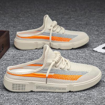 2024 Mezze pantofole da uomo senza tacco Scarpe da tavola casual antiscivolo