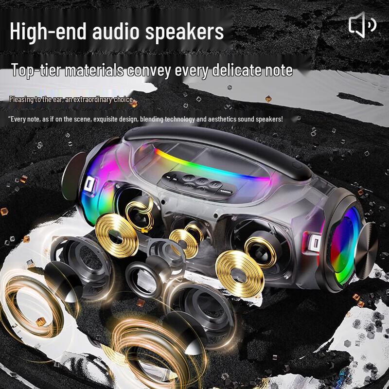 Newmine K501 Portable Outdoor Bluetooth Speaker CN plug (adapter included)