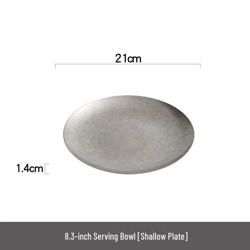 Xiangchong 304 Stainless Steel Round Dinner Plate