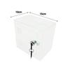 Kids Piggy Bank Case Kids Savings Box Locked Acrylic Money Box Clear with Ideal Savings Solution for Adults Children for Gifting