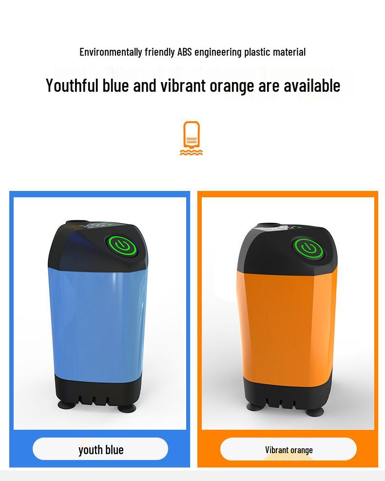 Portable Self-Priming Electric Shower for Outdoor and Rural Use